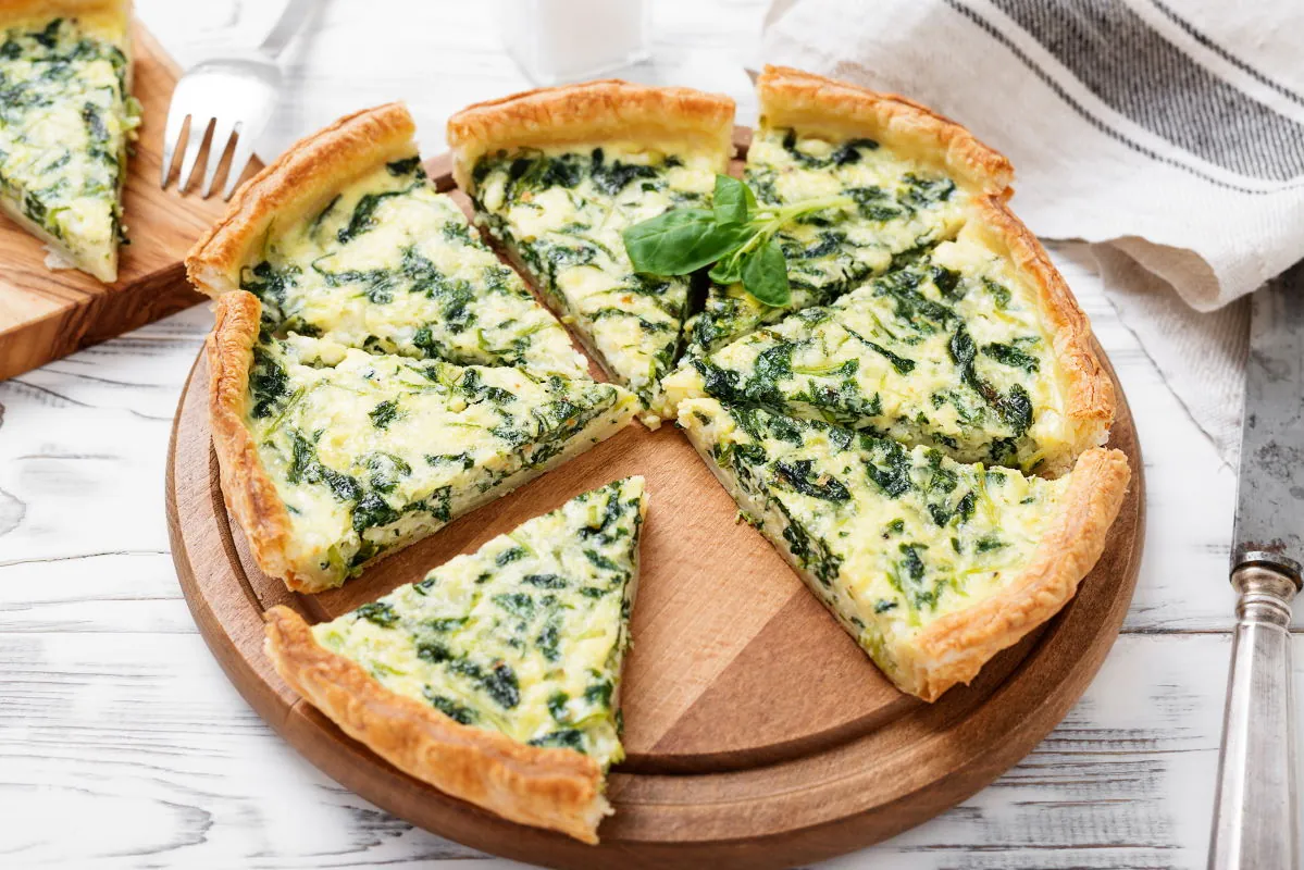 Tarte maison aux herbes